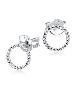 Silver Stud Earrings STS-2720n